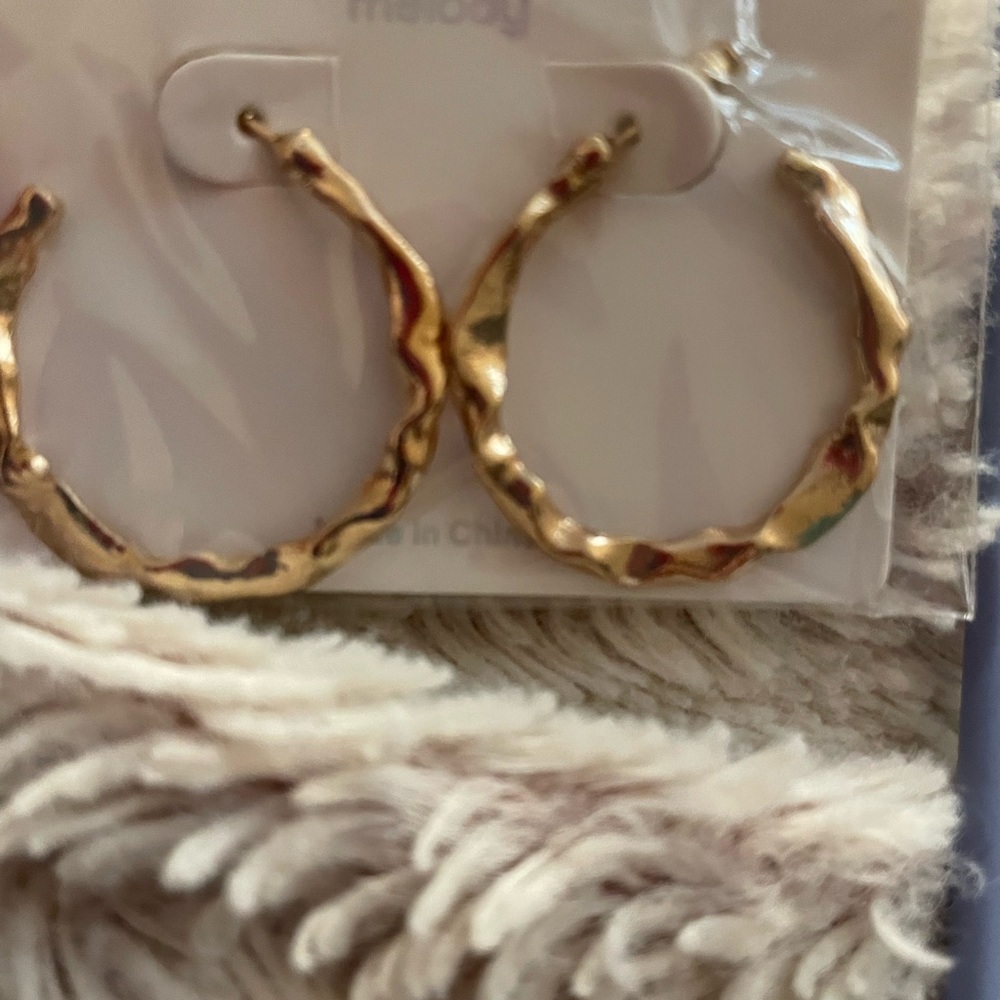 Gold Hoop Earrings